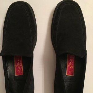 Cole Haan Black Suede Loafers Made in Italy